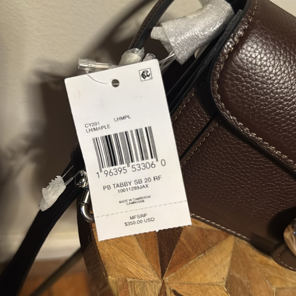 Tabby 20 Pebbled Leather Shoulder Bag - Picture 2 of 7
